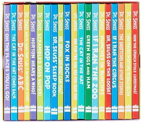 Wonderful World of Dr. Seuss 20 Reading Books Collection Gift Box Set,