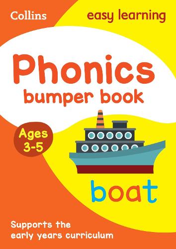 Phonics Bumper Book Ages 3-5 by Collins Easy Learning