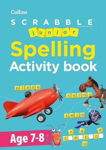 SCRABBLE™ Junior Spelling Activity Book Age 7-8
