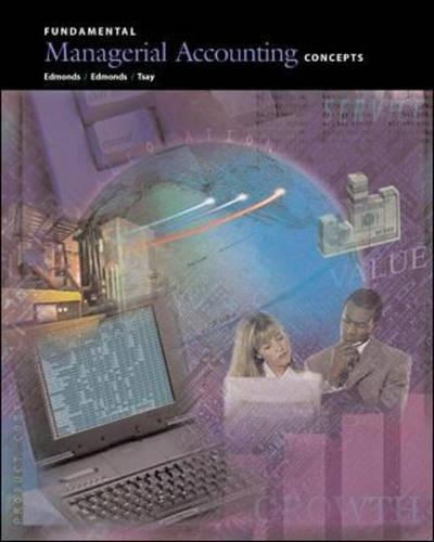Fundamental Managerial Accounting Concepts