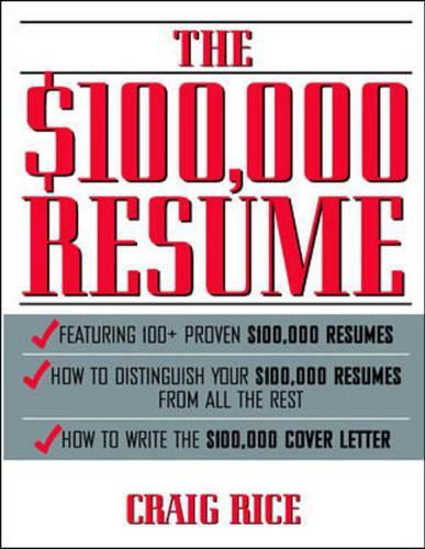 The $100,000 Resume