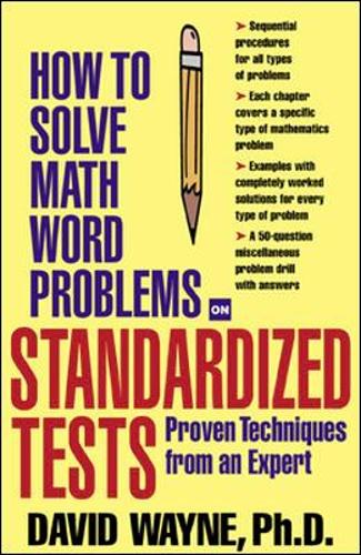 How To Solve Math Word Problems On Standardized Tests