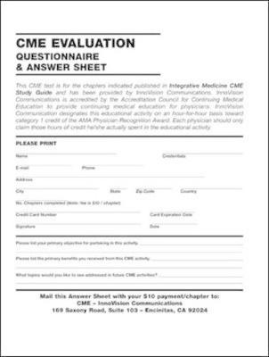 Integrative  Medicine CME Study Guide