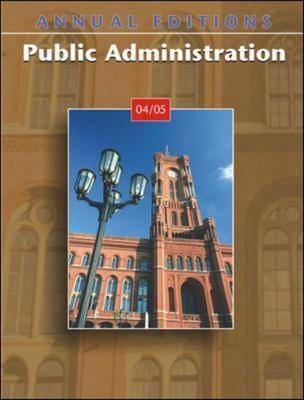 Public Administration 2004-2005