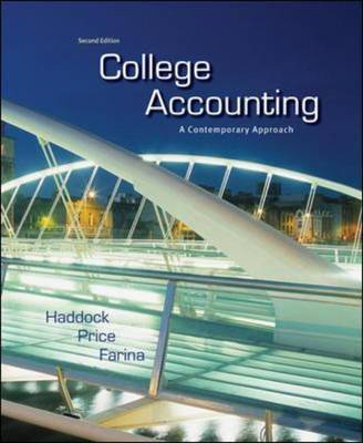 College Accounting: A Contemporary Approach