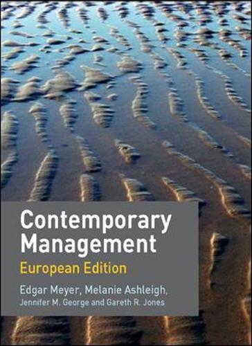 Contemporary Management: European Edition