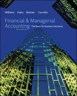Financial and Managerial Accounting