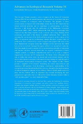 Ecosystem Services: From Biodiversity to Society, Part 2 Volume 54