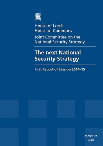 The next National Security Strategy