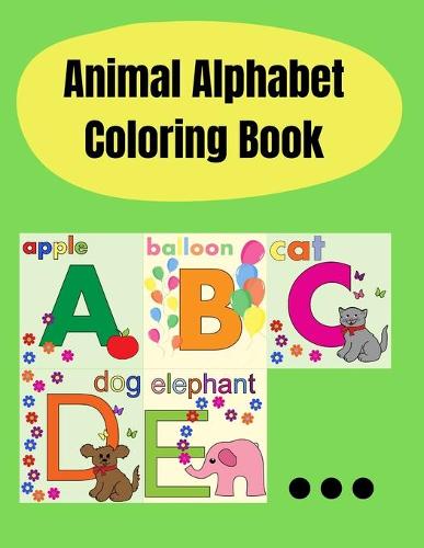 Animal Alphabet Coloring Book