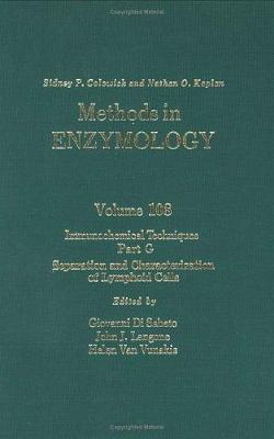 Immunochemical Techniques, Part G: Separation and Characterization of Lymphoid Cells Volume 108