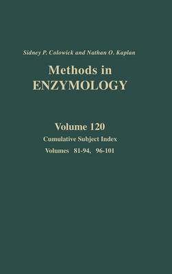 Cumulative Subject Index Vols. 81-94, 96-101 Volume 120