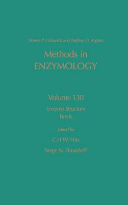 Enzyme Structure, Part K Volume 130