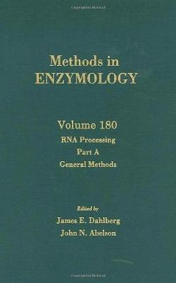 RNA Processing Part A: Volume 180