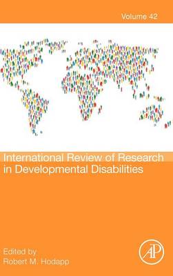 International Review of Research in Developmental Disabilities Volume 42