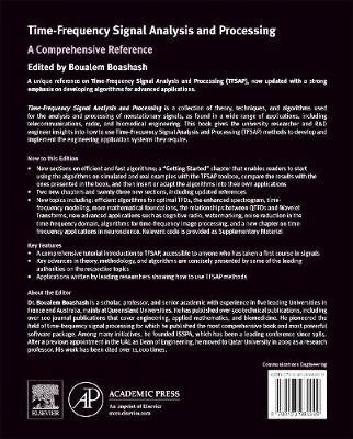 Time-Frequency Signal Analysis and Processing