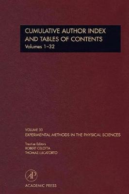 Cumulative Author Index and Tables of Contents Volumes1-32: Volume 33