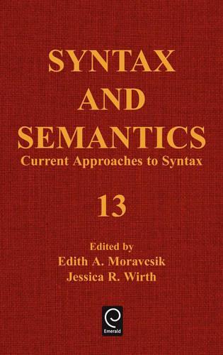 Current Approaches to Syntax