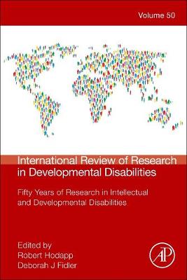 International Review of Research in Developmental Disabilities Volume 50