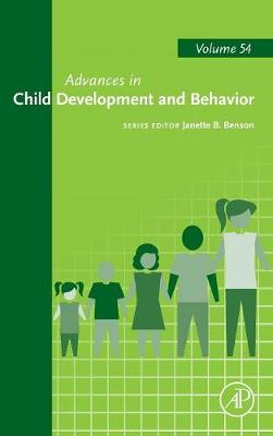 Advances in Child Development and Behavior Volume 54