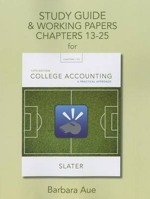 Study Guide & Working Papers for College Accounting