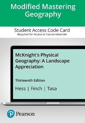 Mastering Geography with Pearson eText Access Code for McKnight's Physical Geography