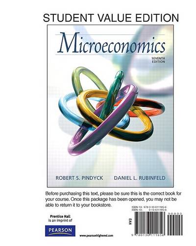 MICROECONOMICS STUDENT VALUE EDITION