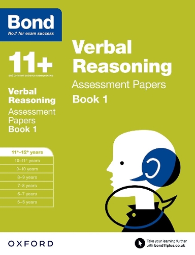 Bond 11+: Verbal Reasoning: Assessment Papers by J M Bond