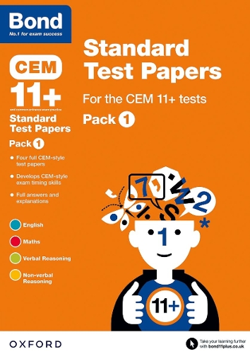Bond 11+: CEM: Standard Test Papers: Ready for the 2025 Cambridge Select Insight exam