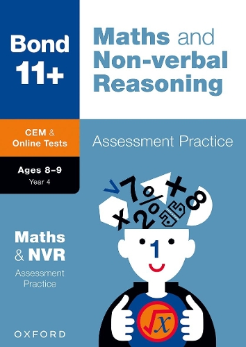 Bond 11+ CEM Maths & Non-verbal Reasoning Assessment Papers 8-9 Years (for Cambridge Select Insight)