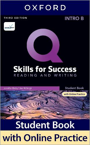 Q: Skills for Success: Intro Level: Reading and Writing Split Student Book B with iQ Online Practice