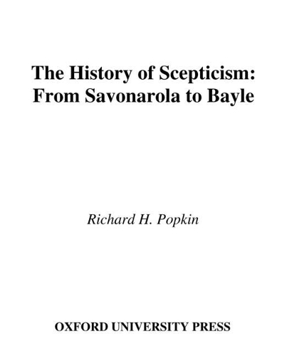 The History of Scepticism