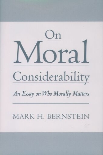 On Moral Considerability