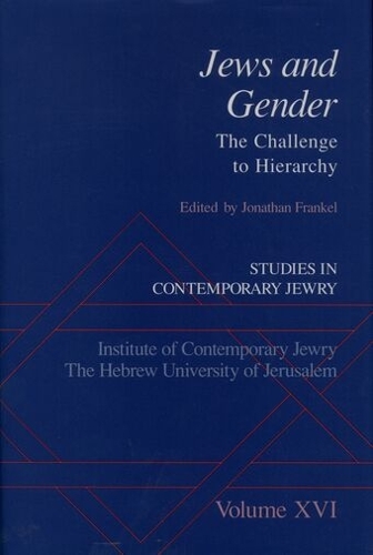 Studies in Contemporary Jewry XVI: Jews and Gender