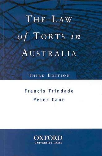 The Law of Torts in Australia