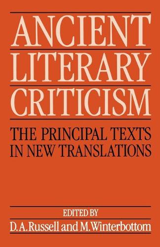 Ancient Literary Criticism