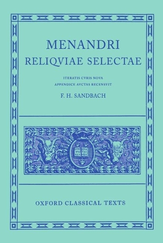Menander Reliquiae Selectae