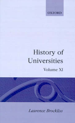 History of Universities: Volume XI: 1992