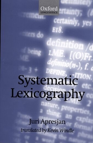 Systematic Lexicography