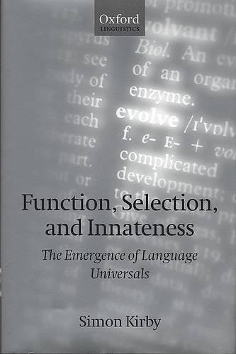 Function, Selection and Innateness