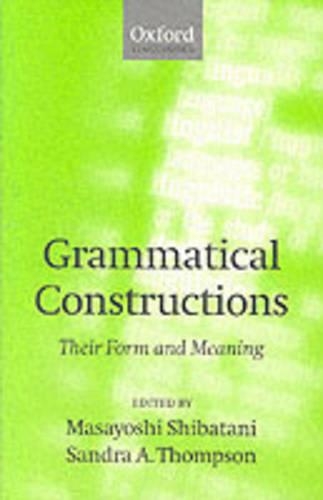 Grammatical Constructions