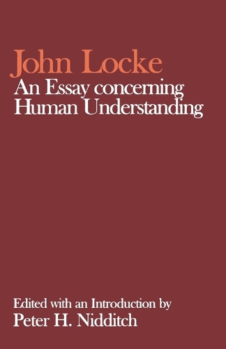 John Locke: An Essay concerning Human Understanding
