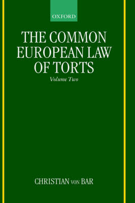 The Common European Law of Torts: Volume Two
