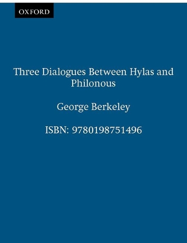 Three Dialogues Between Hylas and Philonous