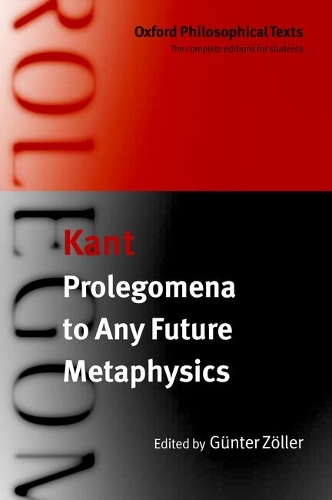 Prolegomena to Any Future Metaphysics