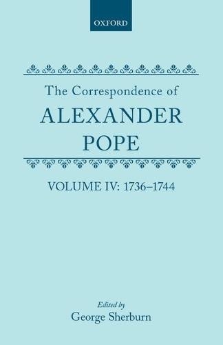 The Correspondence of Alexander Pope