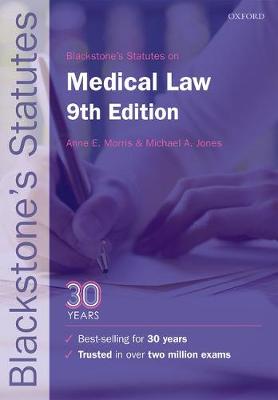 Blackstone's Statutes on Medical Law