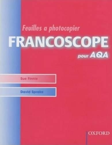 Francoscope pour AQA