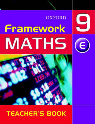 Framework Maths: Year 9: Extension Teacher's Book: Extension Teacher's Book Year 9