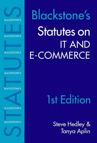 Statutes on IT and E-commerce